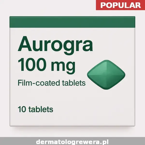 Aurogra 100mg, tabletki powlekane, 8 szt.